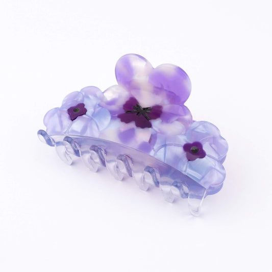 Coucou Suzette Three Pansies hair clip