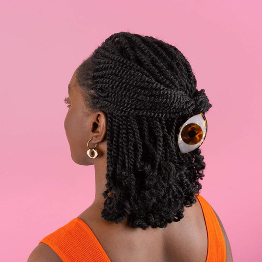 Coucou Suzette Hair Clip Brown Eye