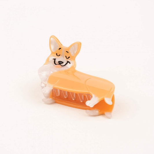 Coucou Suzette Hair Clip Corgi