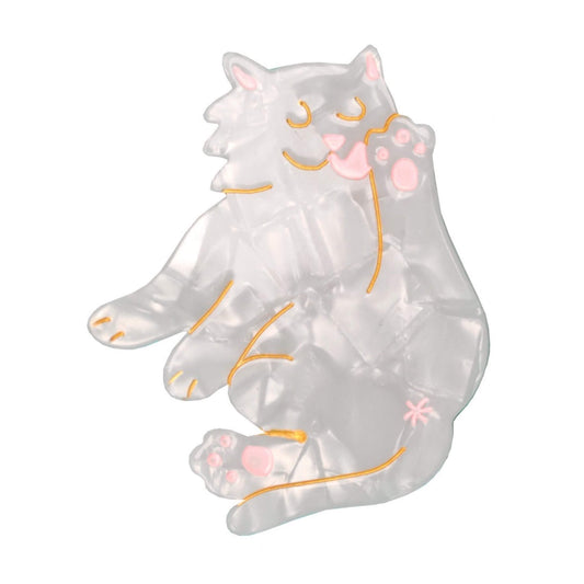 Coucou Suzette Hairclip White Cat