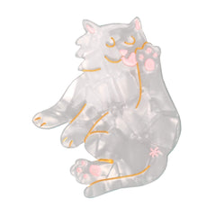 Coucou Suzette Hairclip White Cat