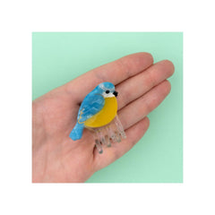 Coucou Suzette Mini Hair Clip Blue Tit