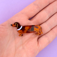 Coucou Suzette Hair clip Dachshund