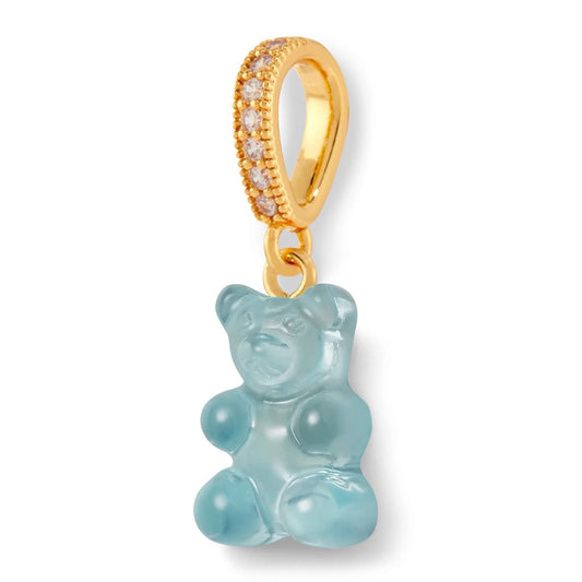 Crystal Haze Nostalgia bear Pave pendant - Mediterranean