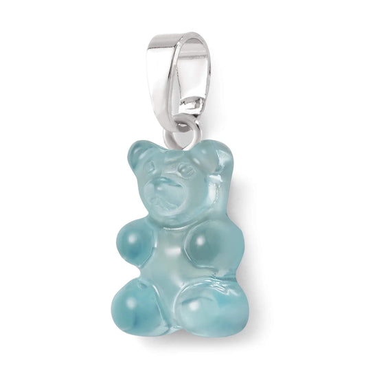 Crystal Haze Nostalgia bear pendant - Mediterranean silver