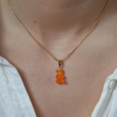 Crystal Haze Nostalgia bear pendant - Fanta