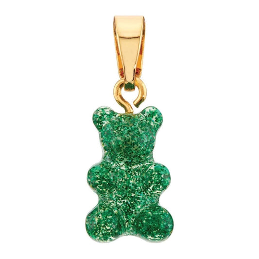 Crystal Haze Nostalgia bear pendant - Green Haze