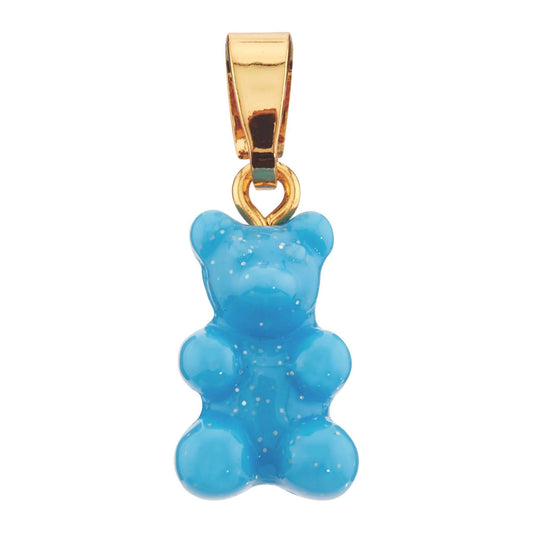 Crystal Haze Nostalgia bear pendant - Lagoon