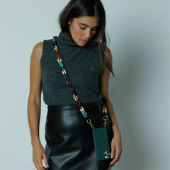 LaCoqueFrancaise Cell Phone Chain - Ambre Multicolore