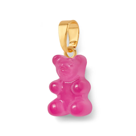 Crystal Haze Nostalgia bear pendant - Lollipop