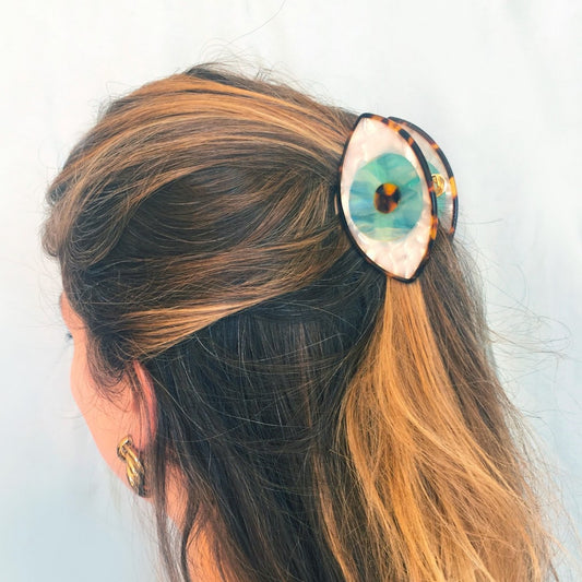 Coucou Suzette Hair clip Green eye
