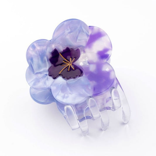 Coucou Suzette Purple Pansy hair clip